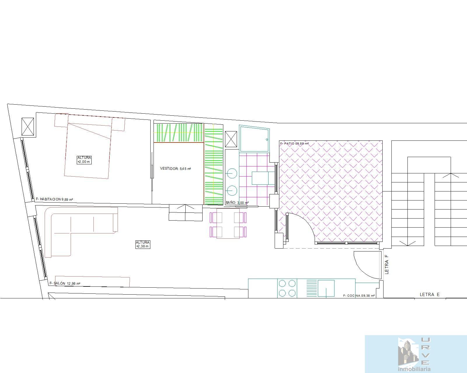 For sale of apartment in Santiago de Compostela