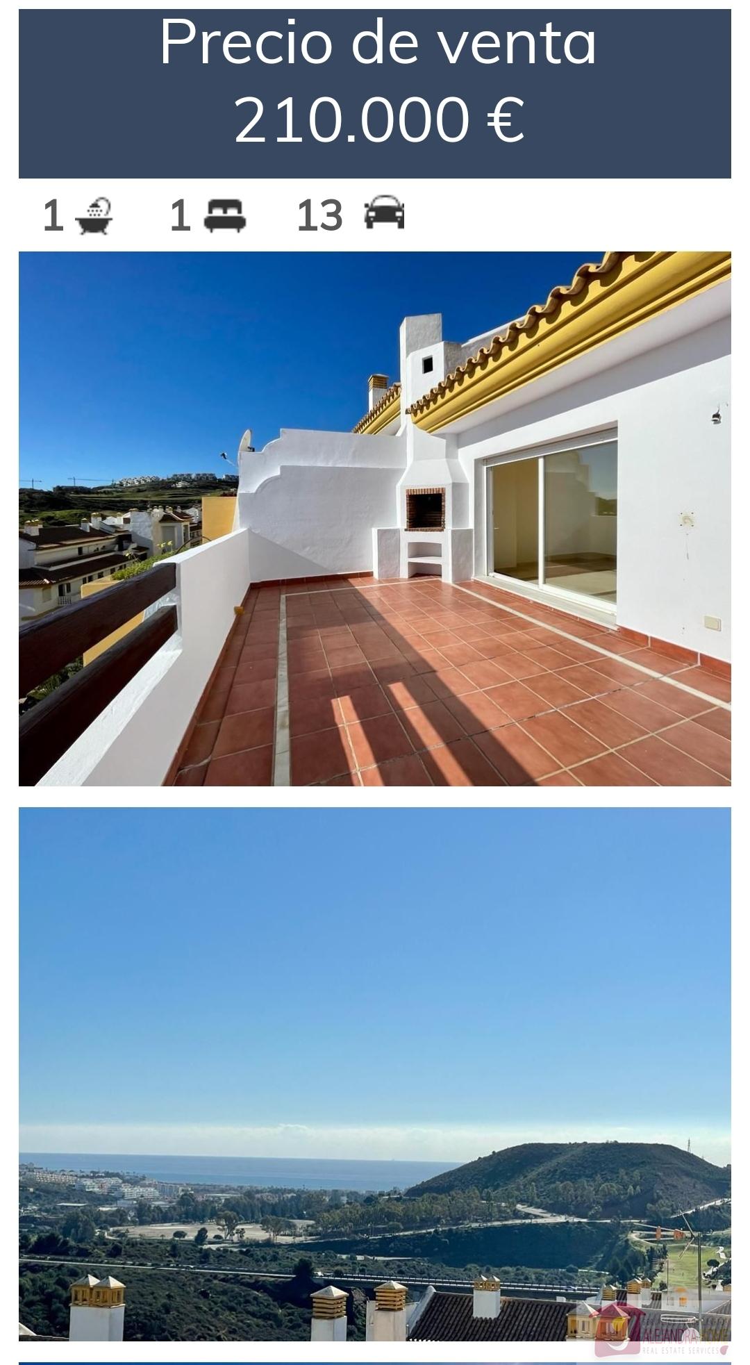 Til salg fra lejlighed i Mijas Costa