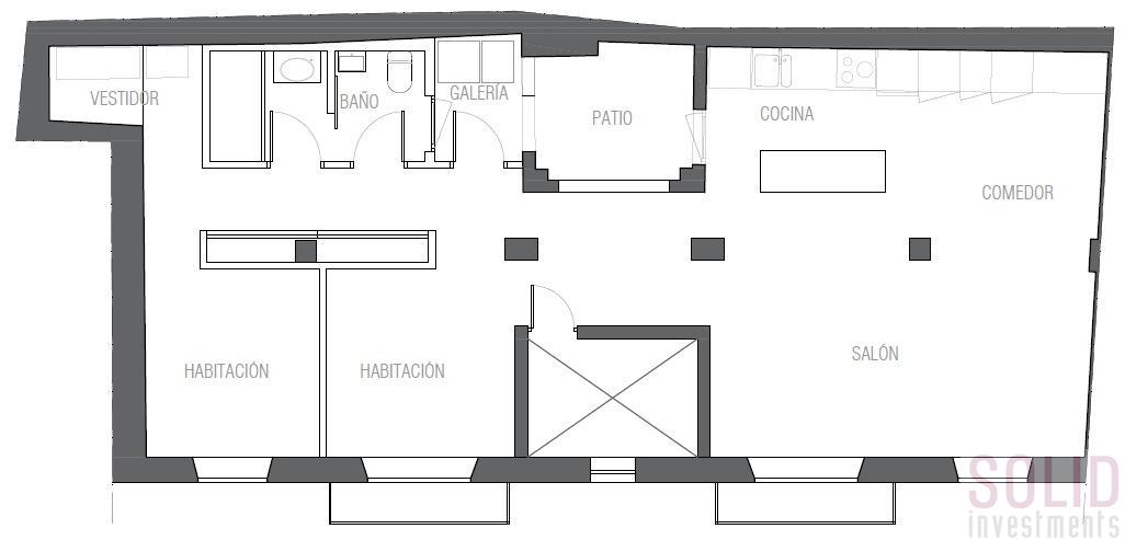 For rent of flat in Valencia