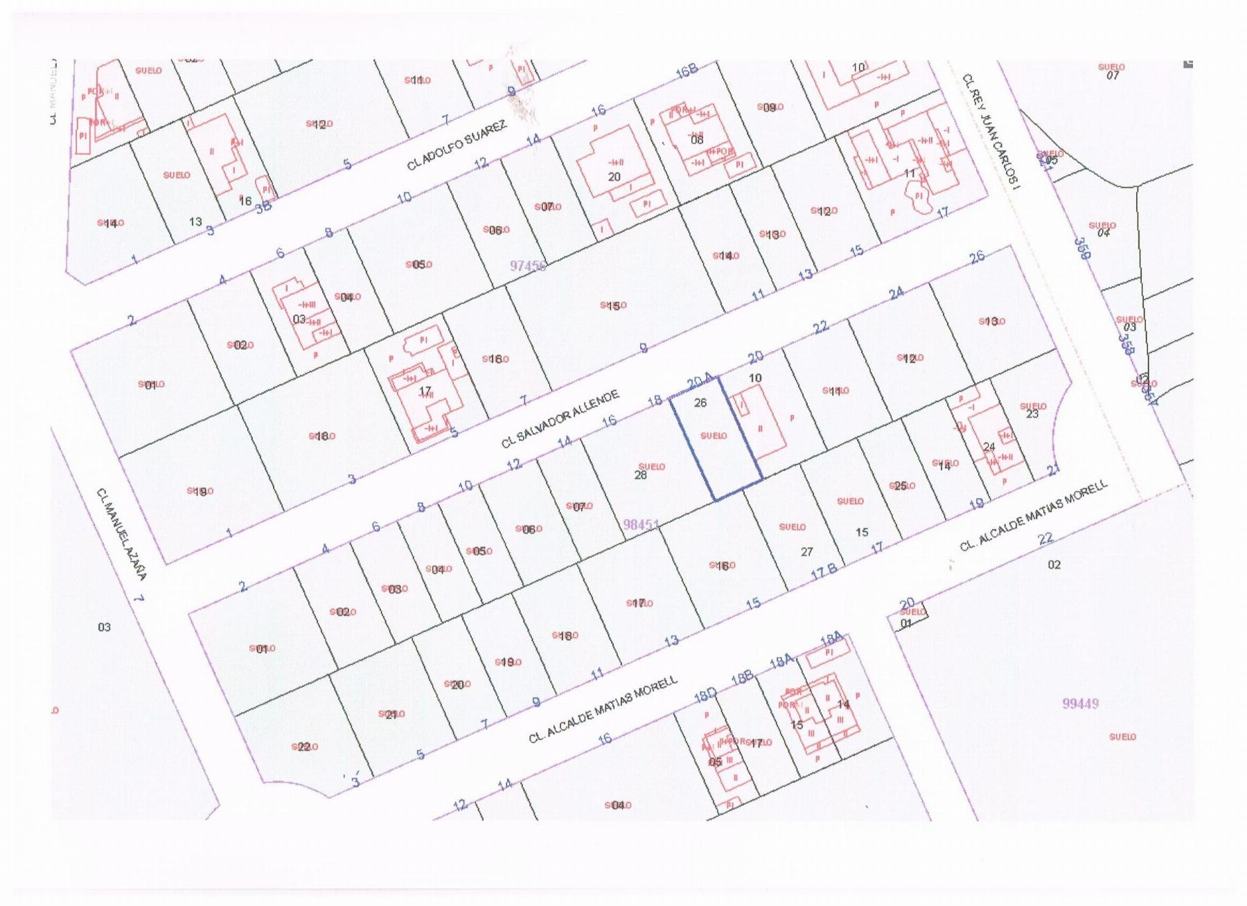 For sale of land in Cheste