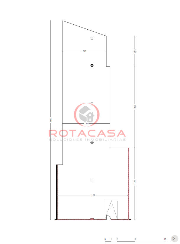 For rent of commercial in Rota