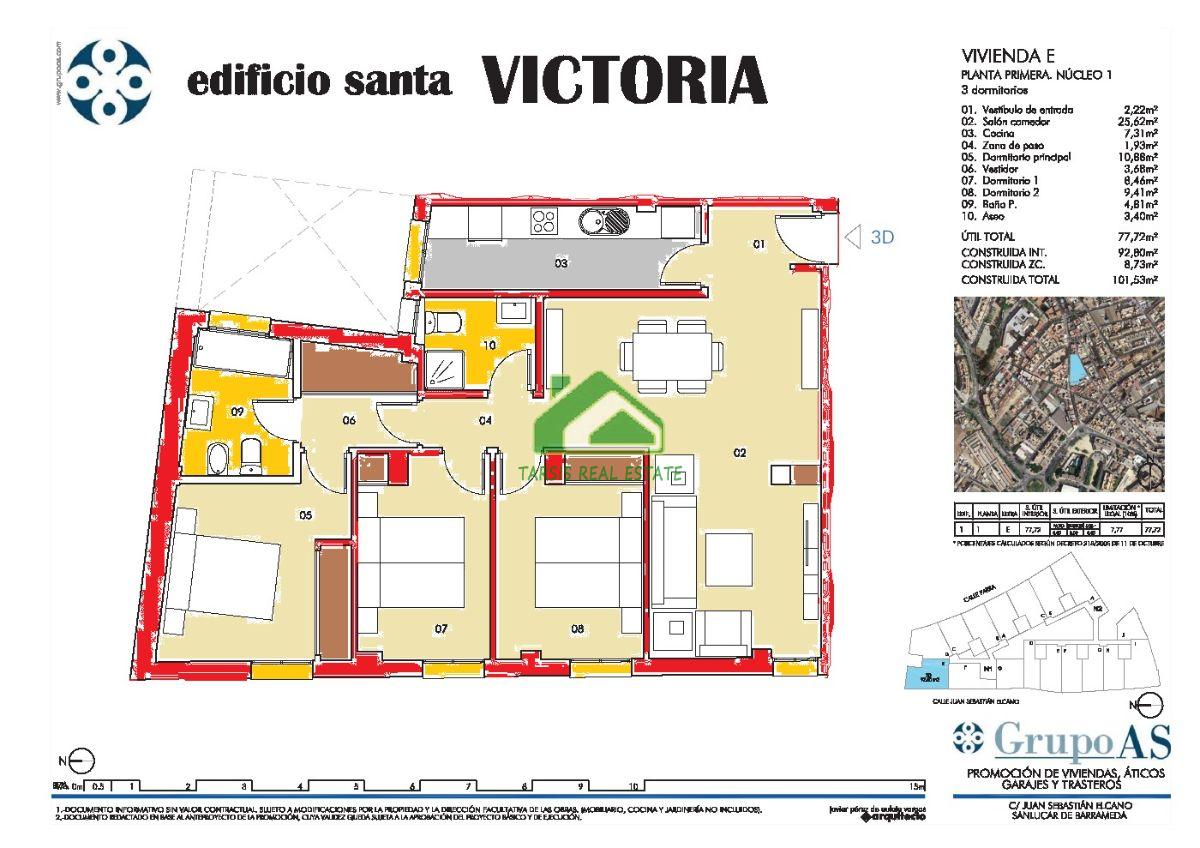 For sale of flat in Sanlúcar de Barrameda