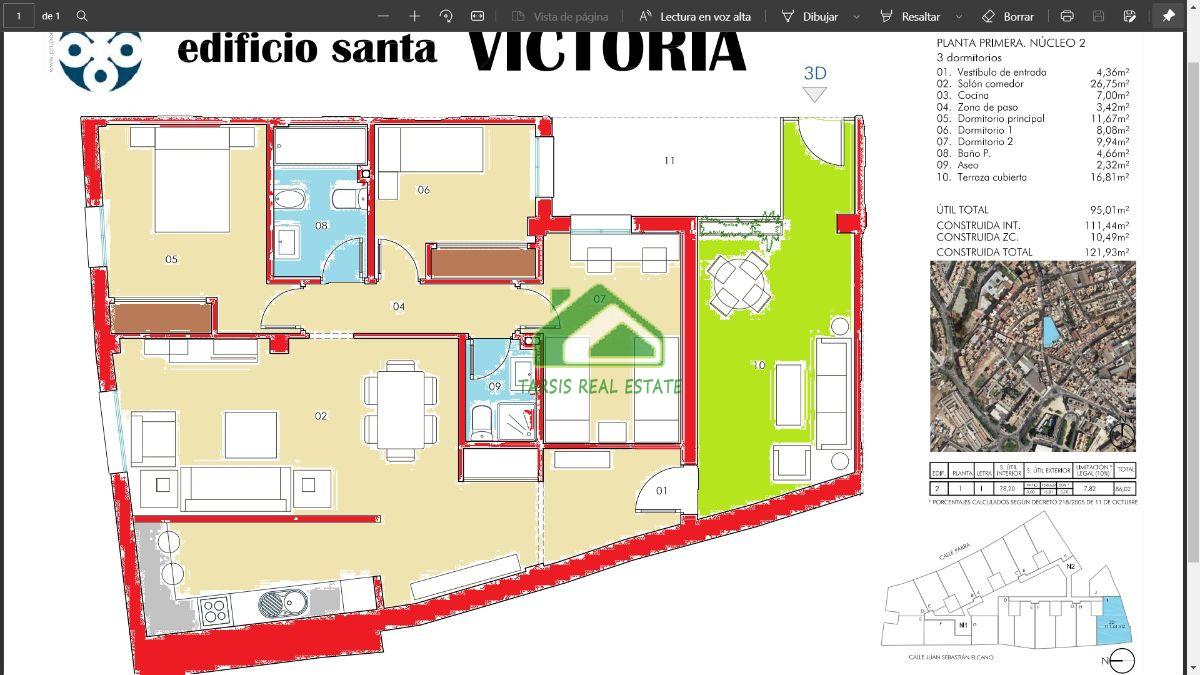 For sale of flat in Sanlúcar de Barrameda