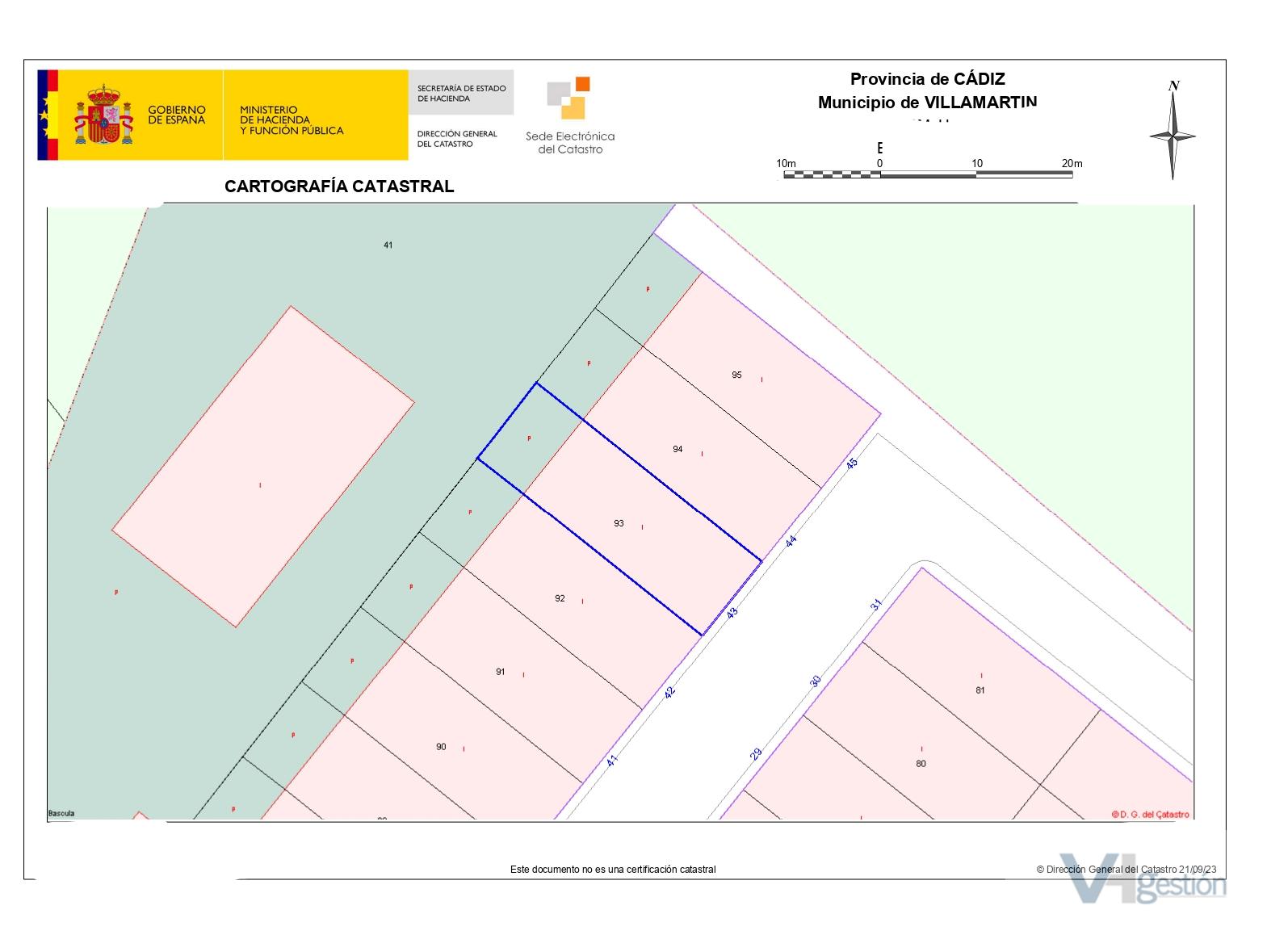 Venta de nave industrial en Villamartín