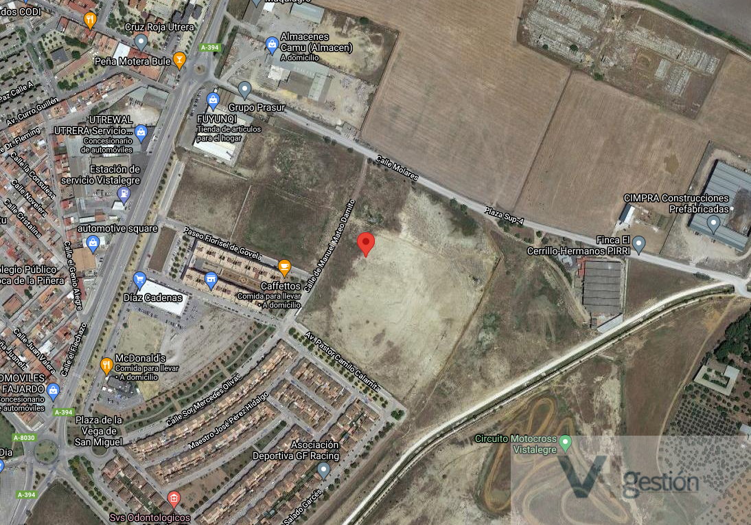 Venta de terreno en Utrera