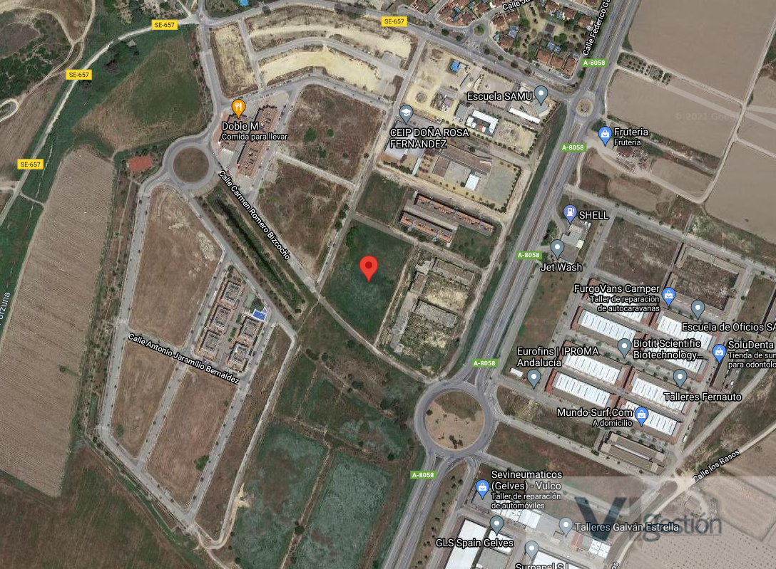 Venta de terreno en Gelves