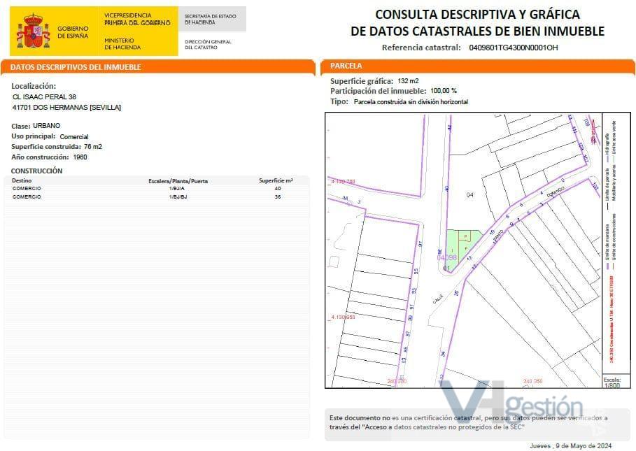 Venta de terreno en Dos Hermanas