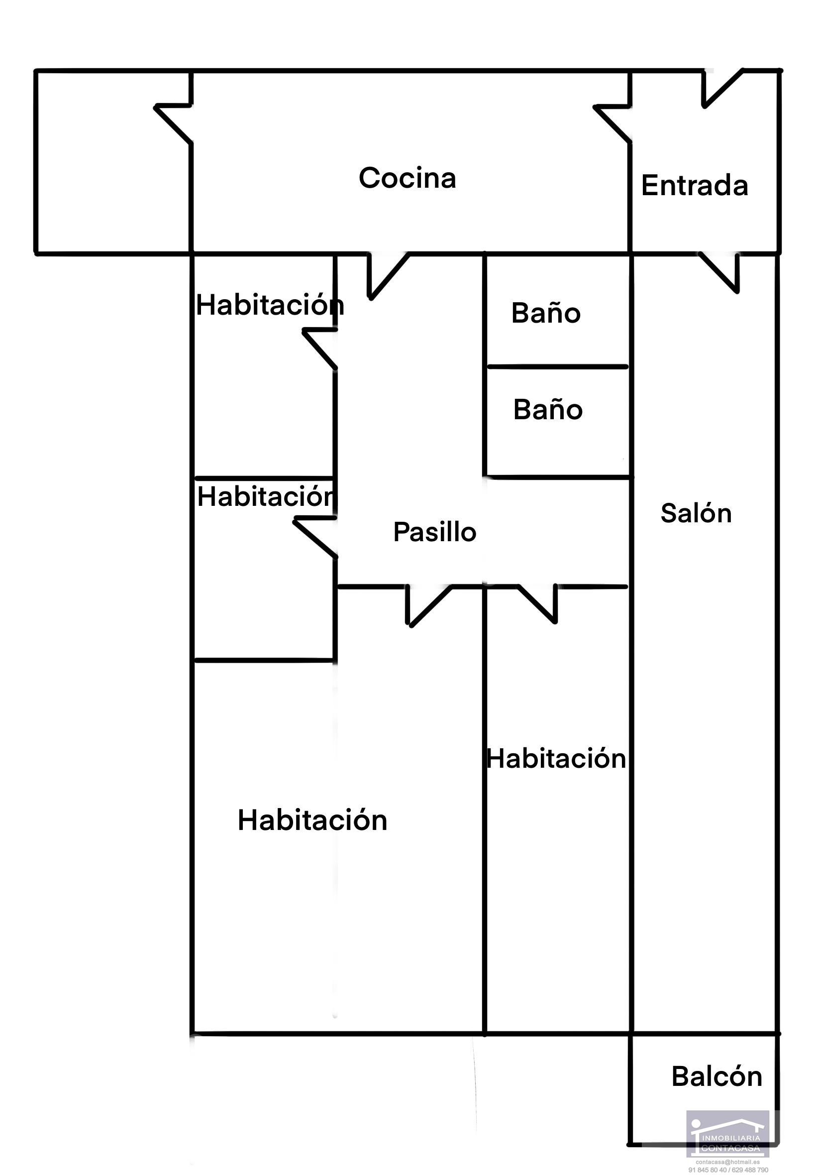 For sale of flat in Madrid