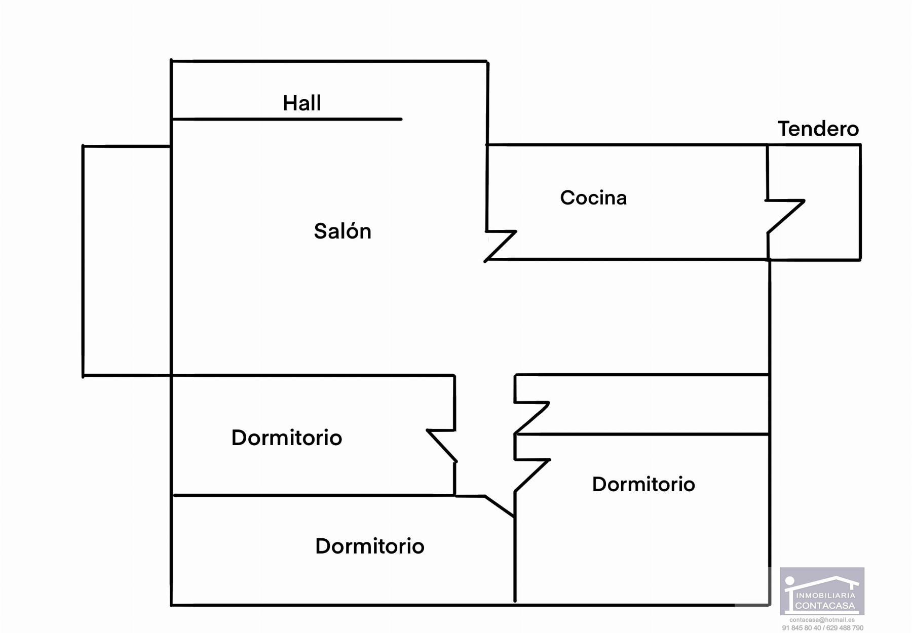 For sale of flat in Madrid