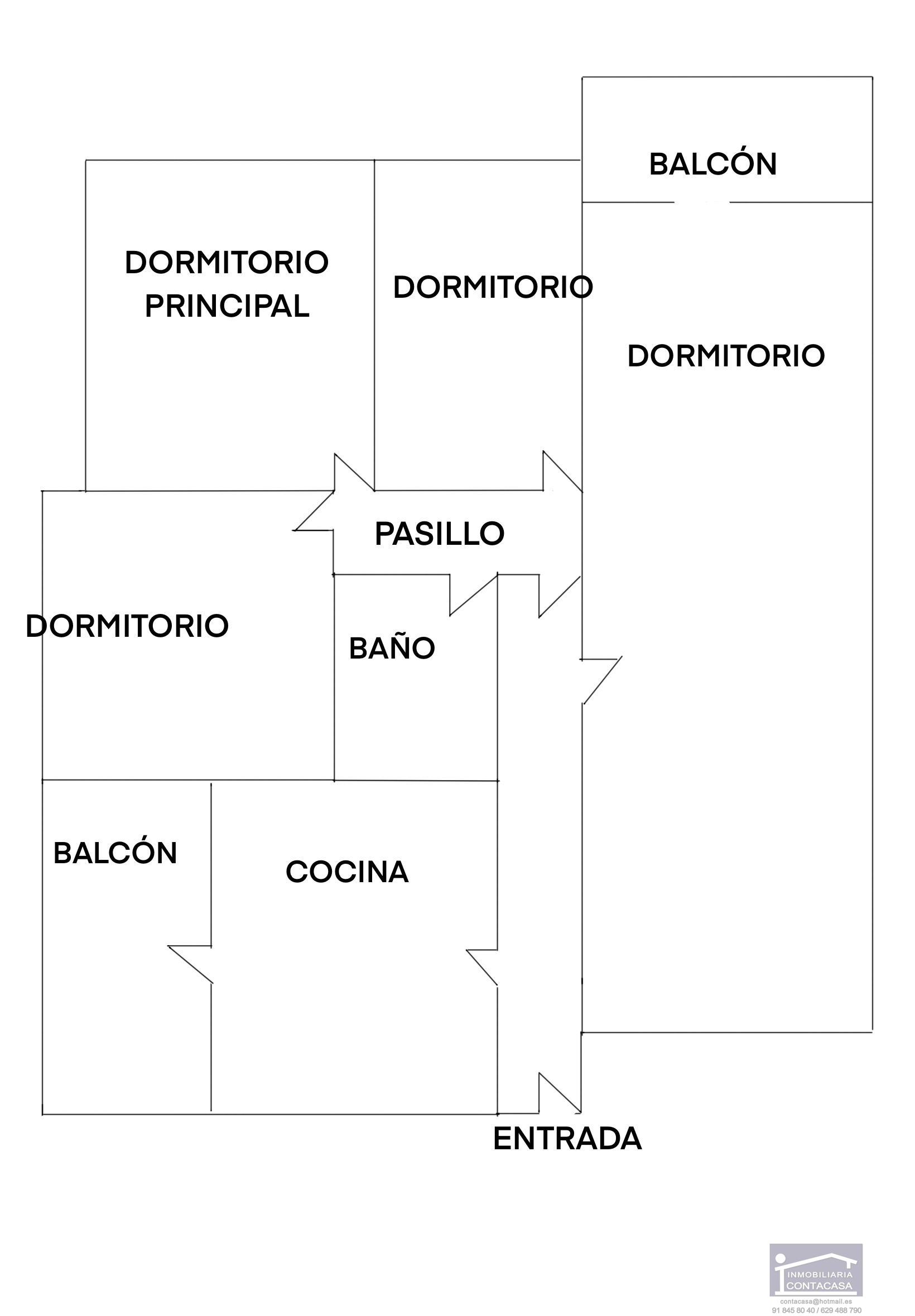 For sale of flat in Madrid