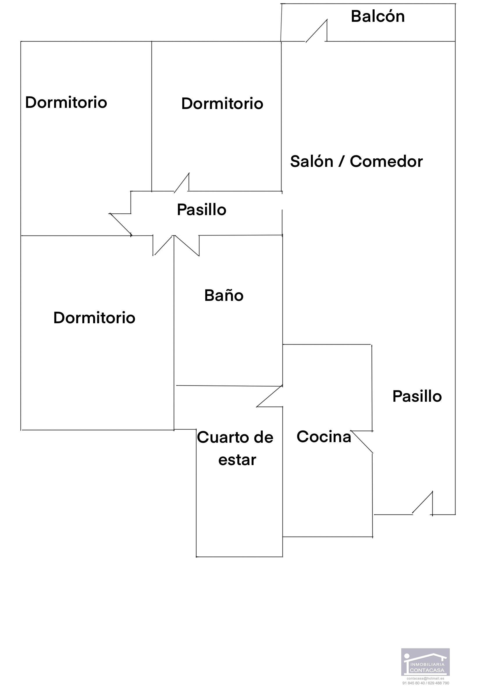 For sale of flat in San Fernando de Henares