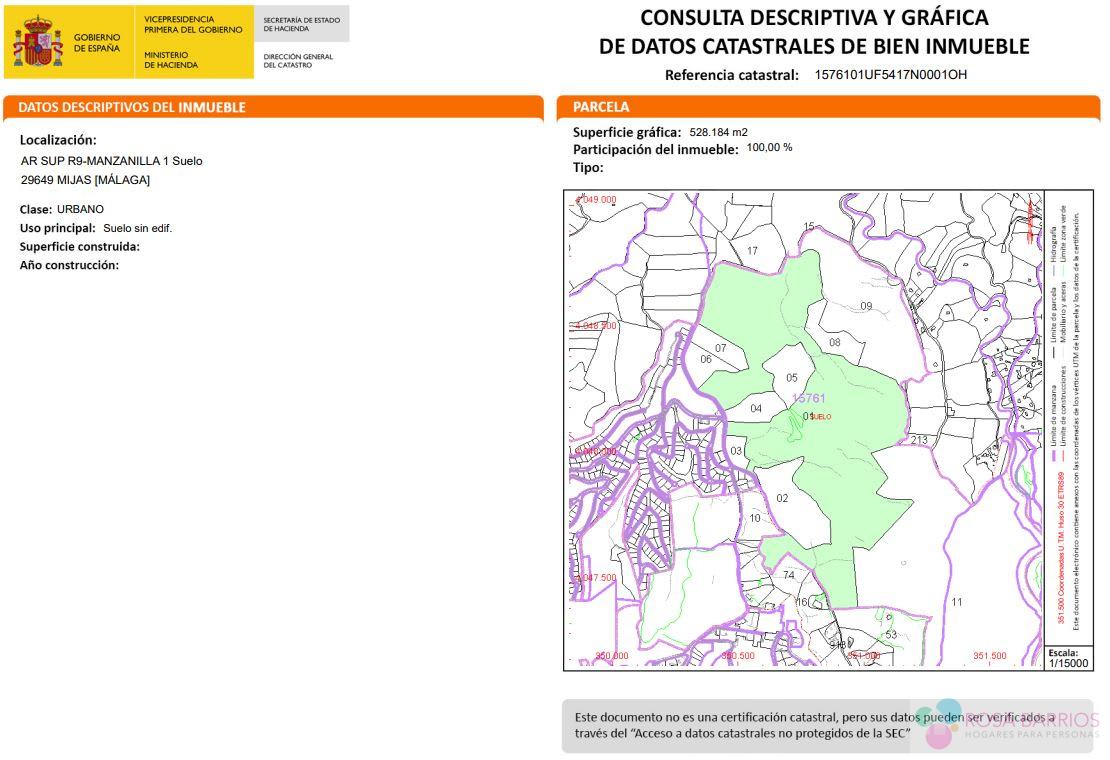 Venta de terreno en Mijas