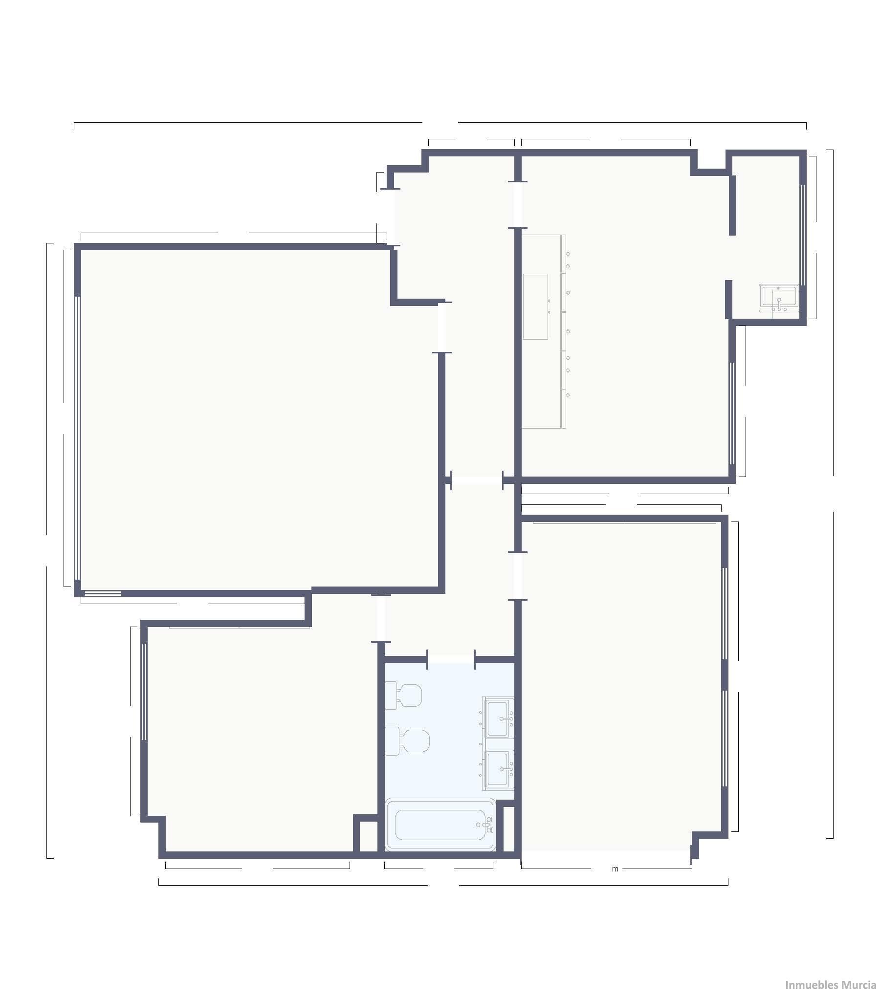 For sale of flat in Murcia