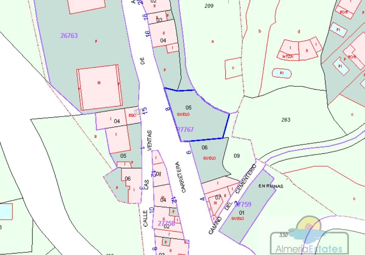 For sale of land in Albánchez