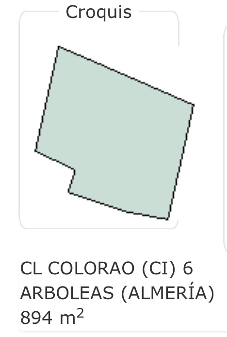 Venta de terreno en Arboleas