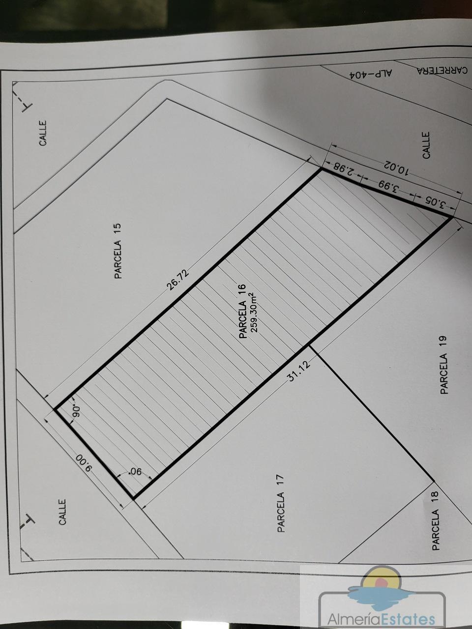 Venta de terreno en Tíjola