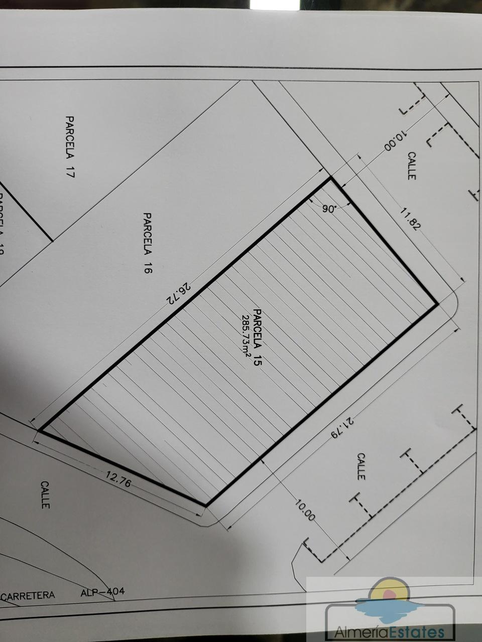 Venta de terreno en Tíjola