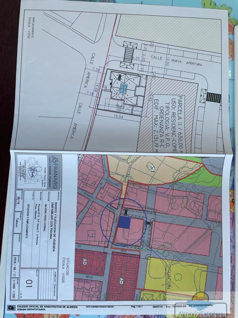 Venta de terreno en Fines