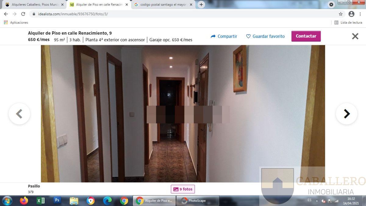 For rent of flat in Murcia