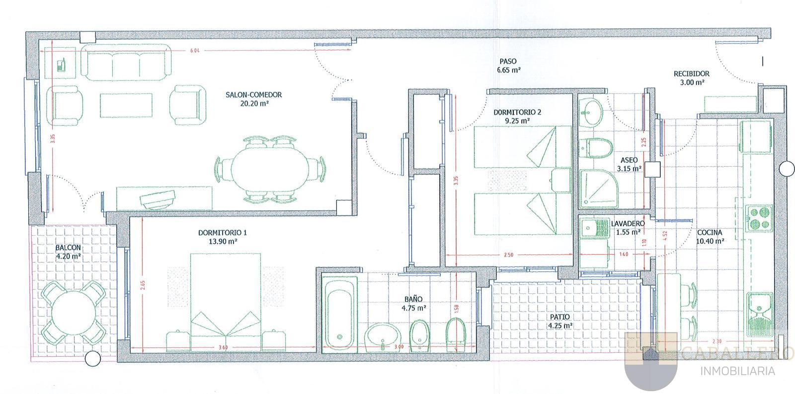 For rent of apartment in Murcia