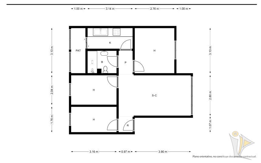 For sale of flat in Madrid