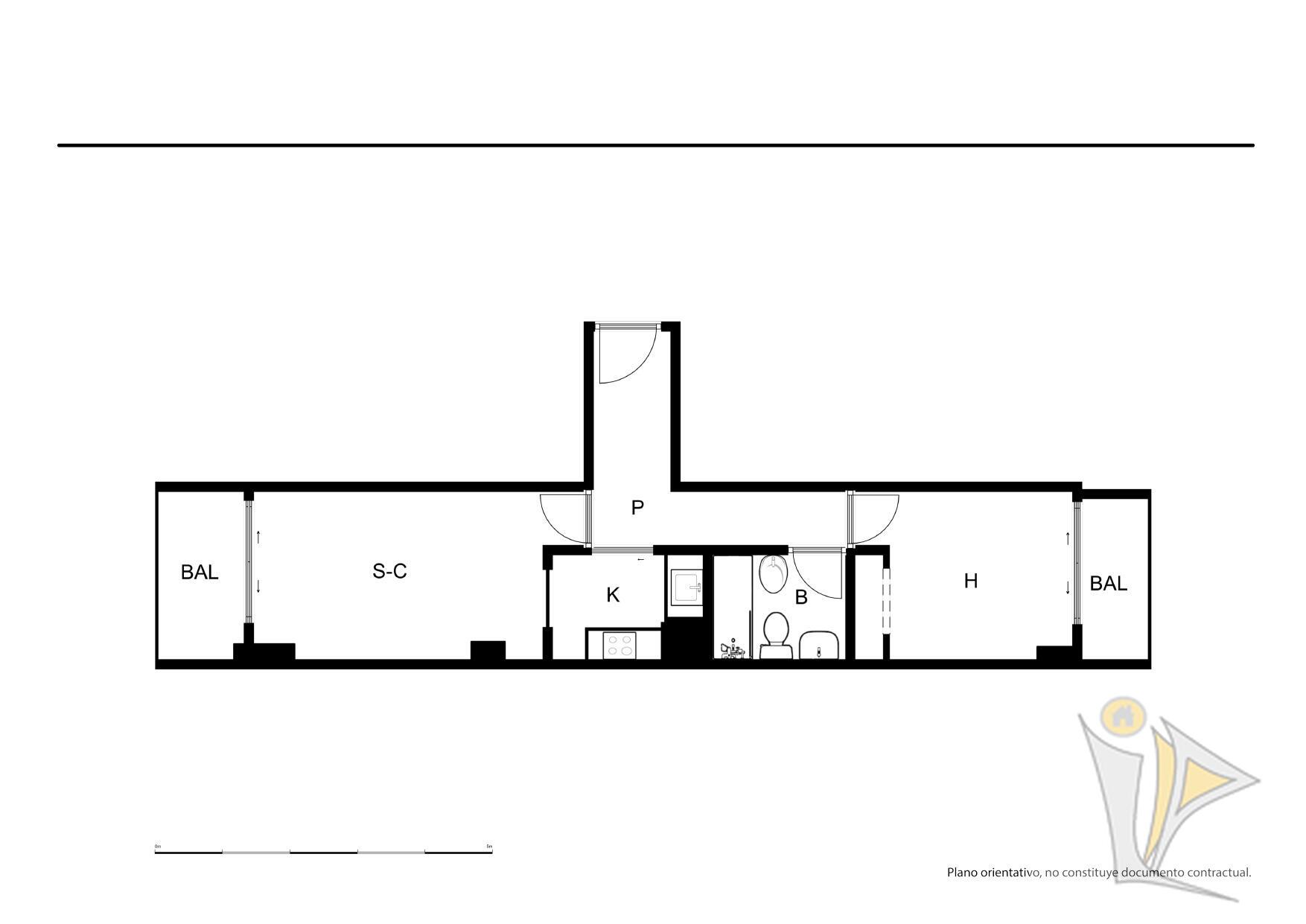 For sale of flat in Madrid