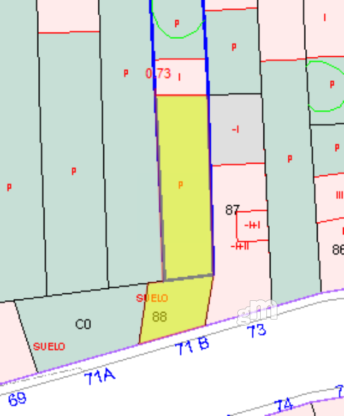 For sale of land in Morón de la Frontera