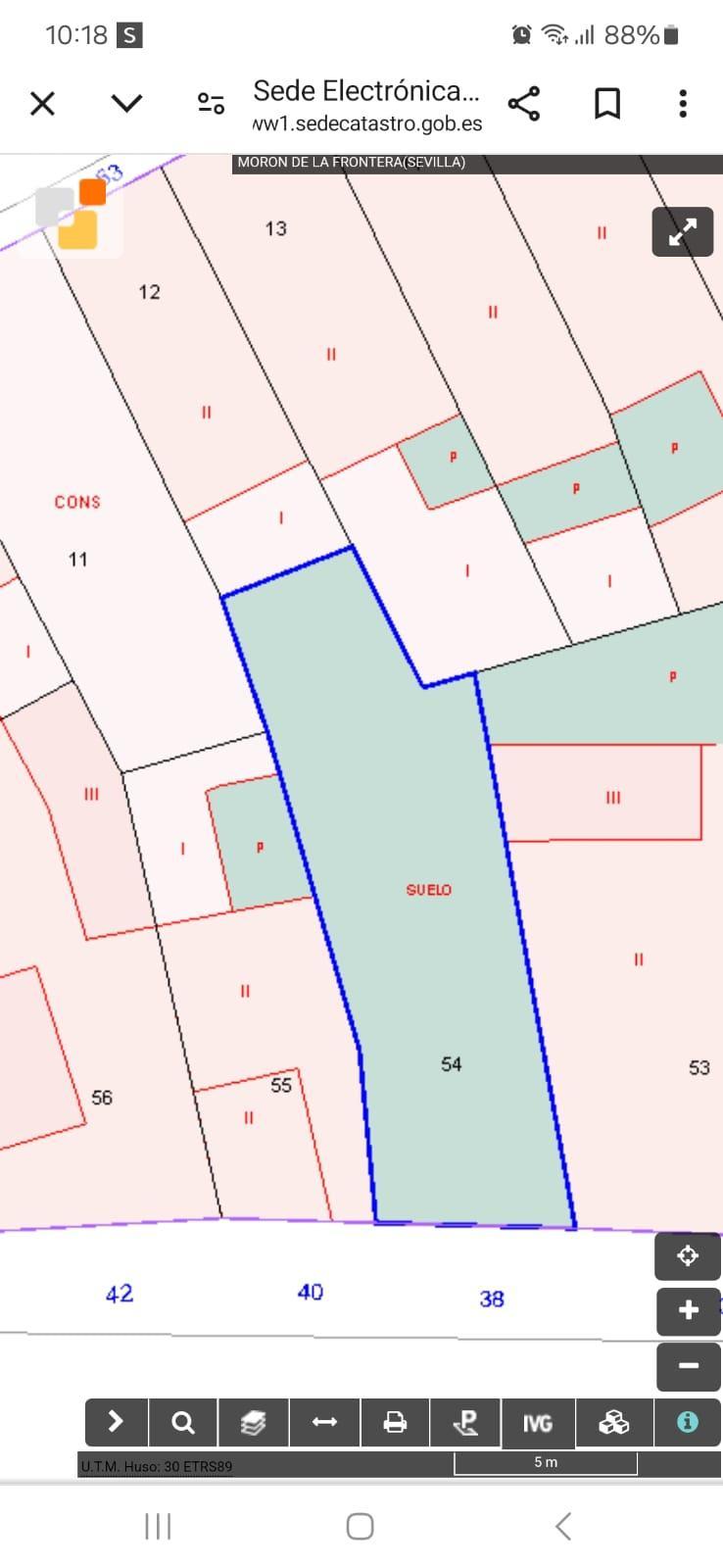 Venta de terreno en Morón de la Frontera