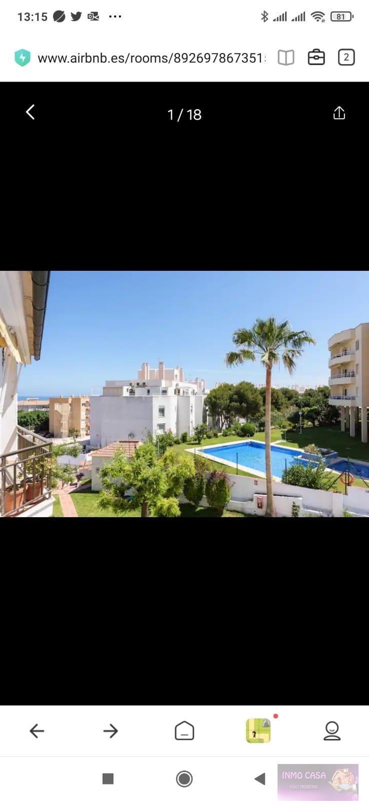 For rent of apartment in Torremolinos