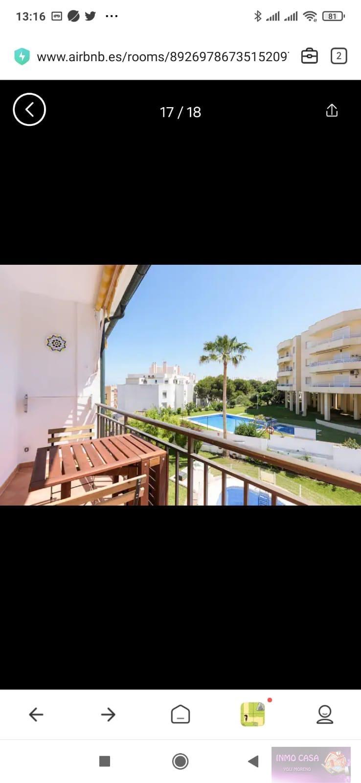 For rent of apartment in Torremolinos