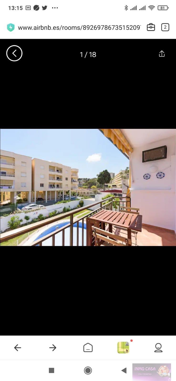 For rent of apartment in Torremolinos