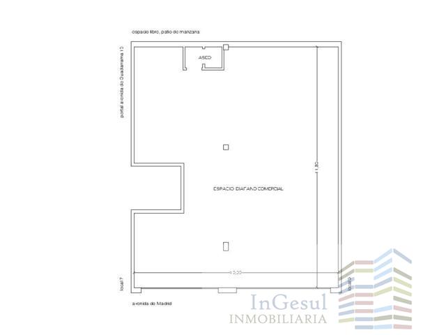Alquiler de local comercial en Villanueva del Pardillo