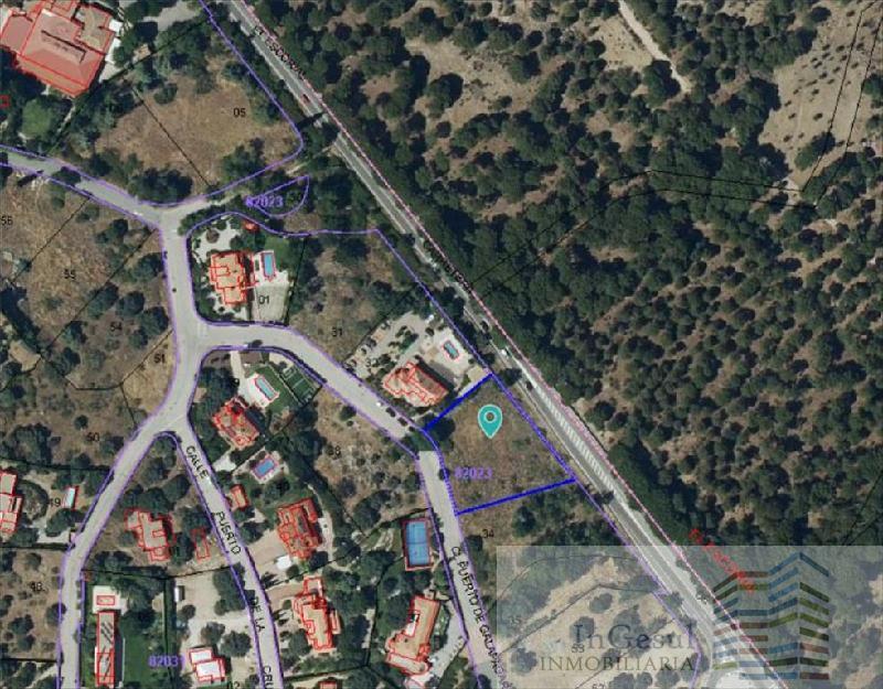For sale of land in Galapagar