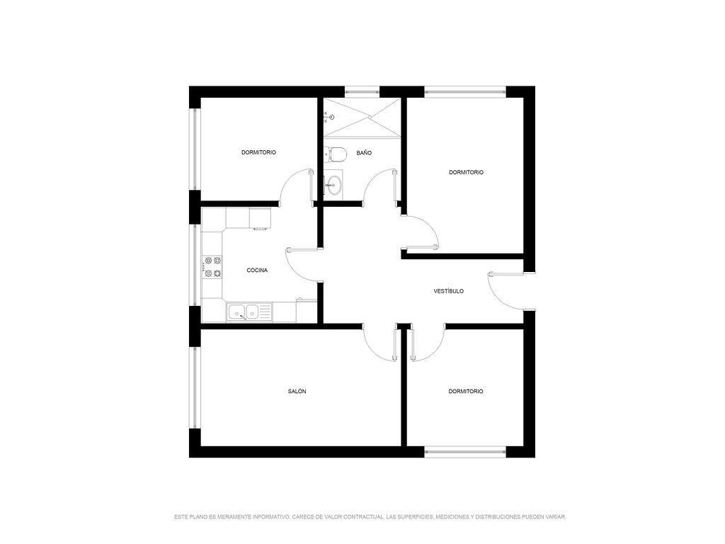 For sale of flat in Almería