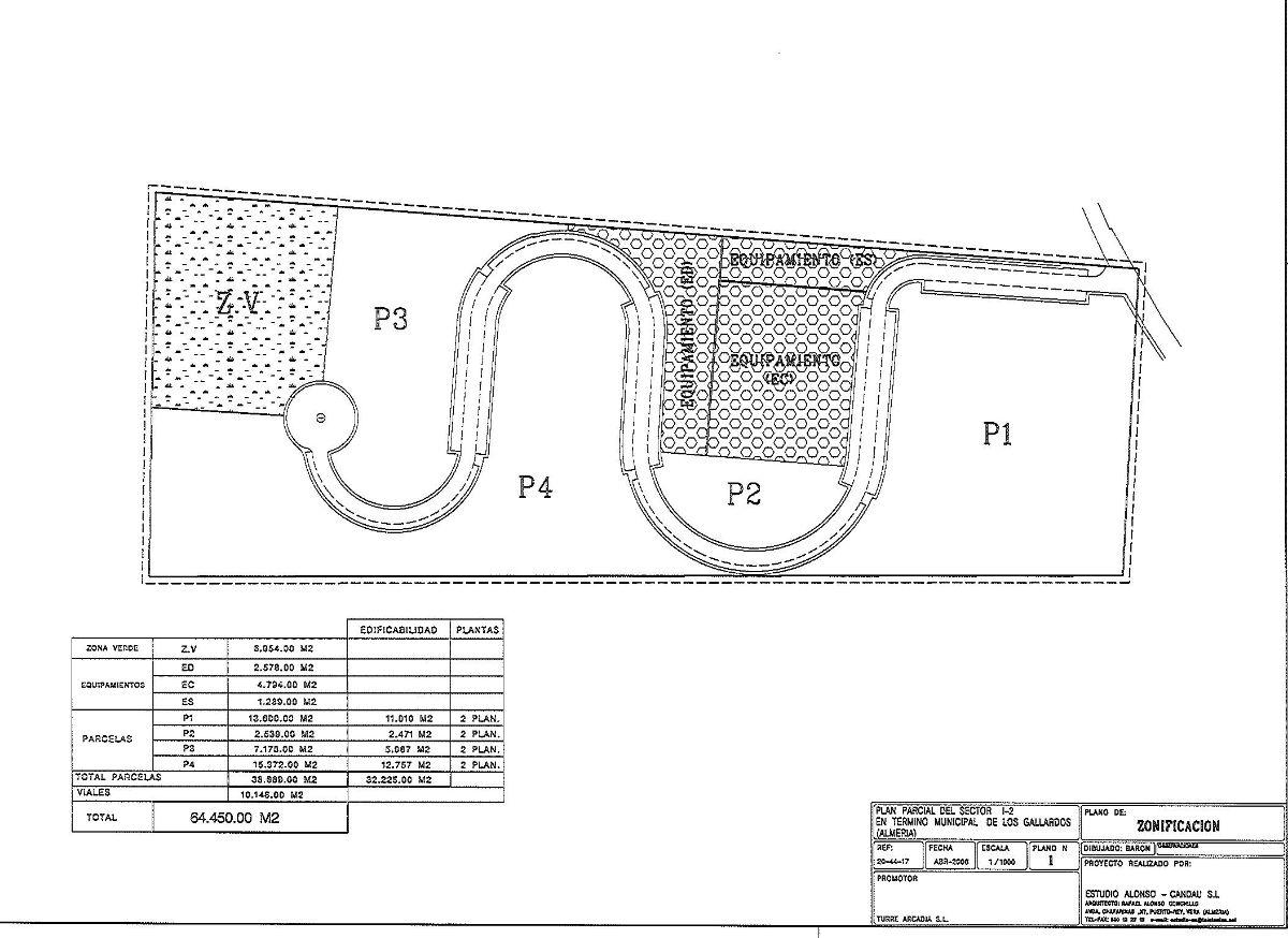 Venta de terreno en Los Gallardos