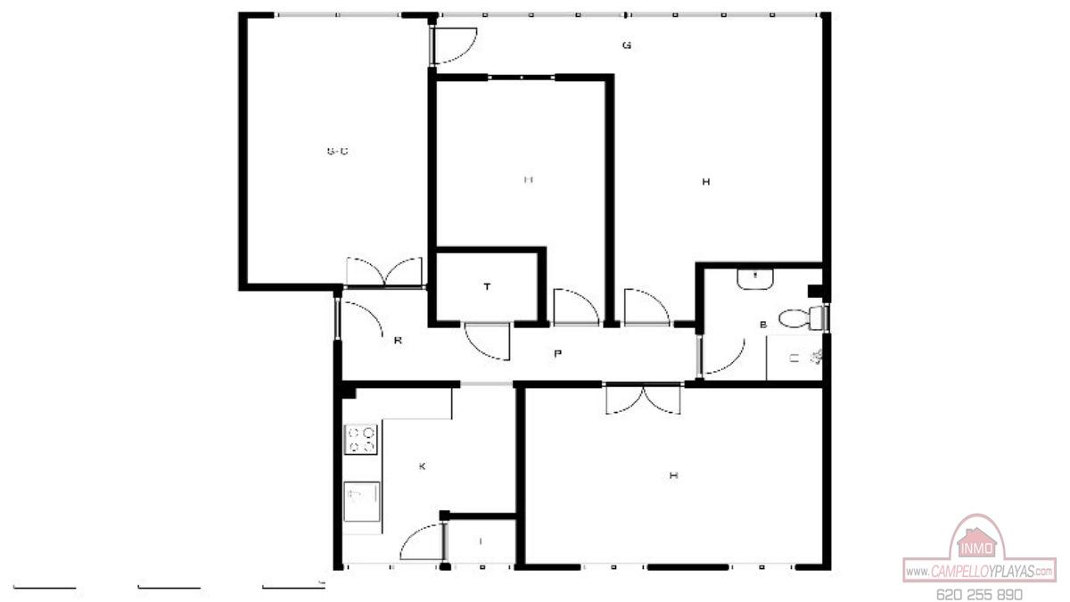 For sale of apartment in Petrer