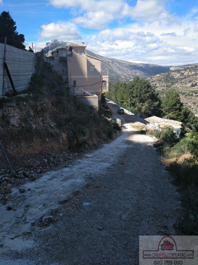 For sale of land in Calpe