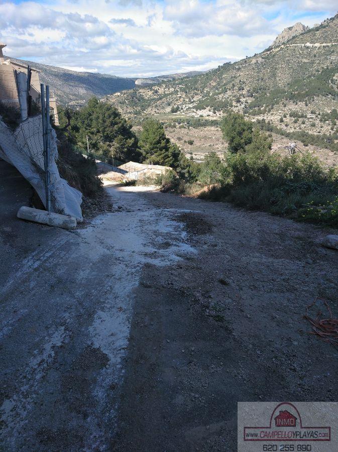 For sale of land in Calpe