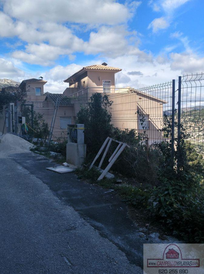 For sale of land in Calpe