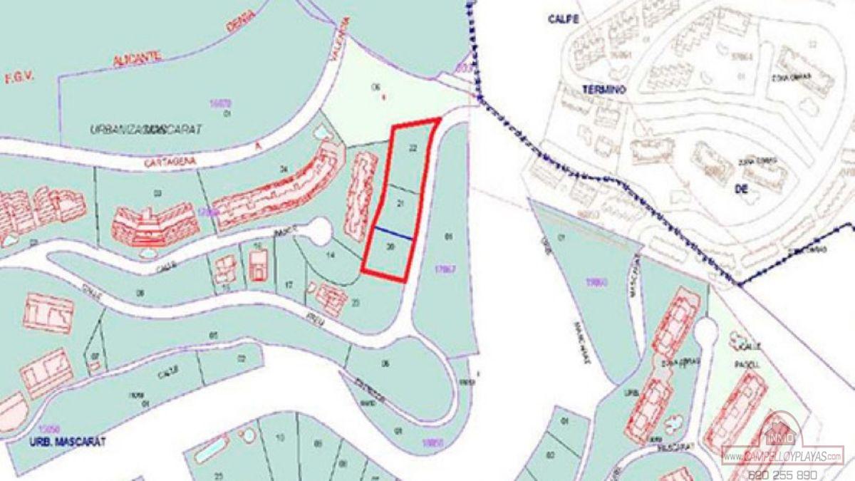 Venta de terreno en Altea