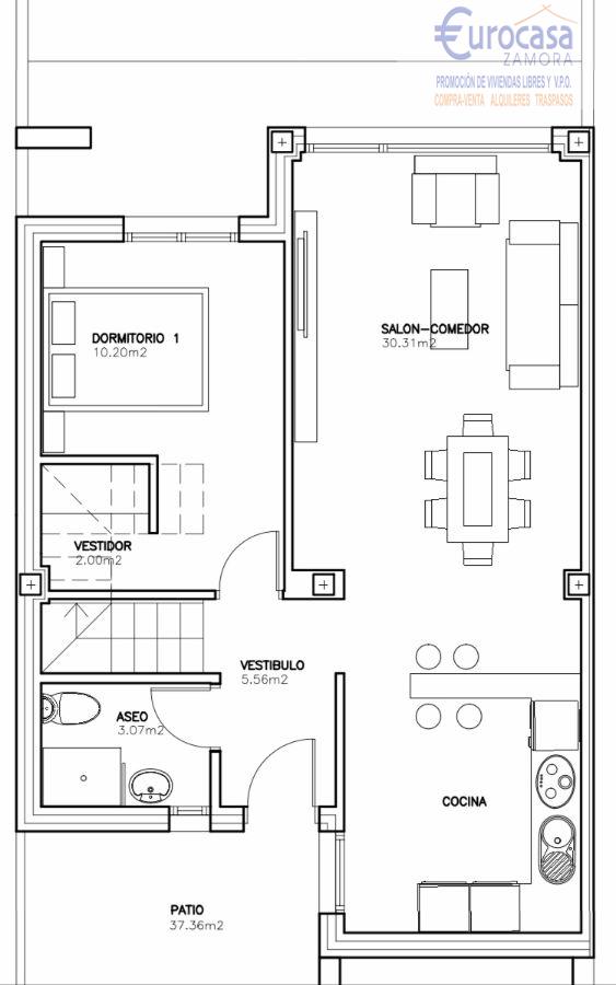 For sale of new build in Villaralbo