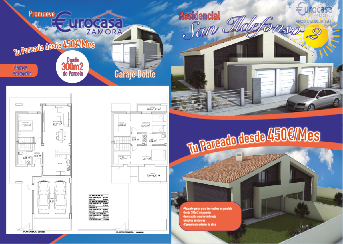 For sale of new build in Villaralbo