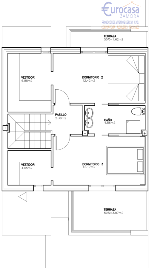 For sale of new build in Villaralbo