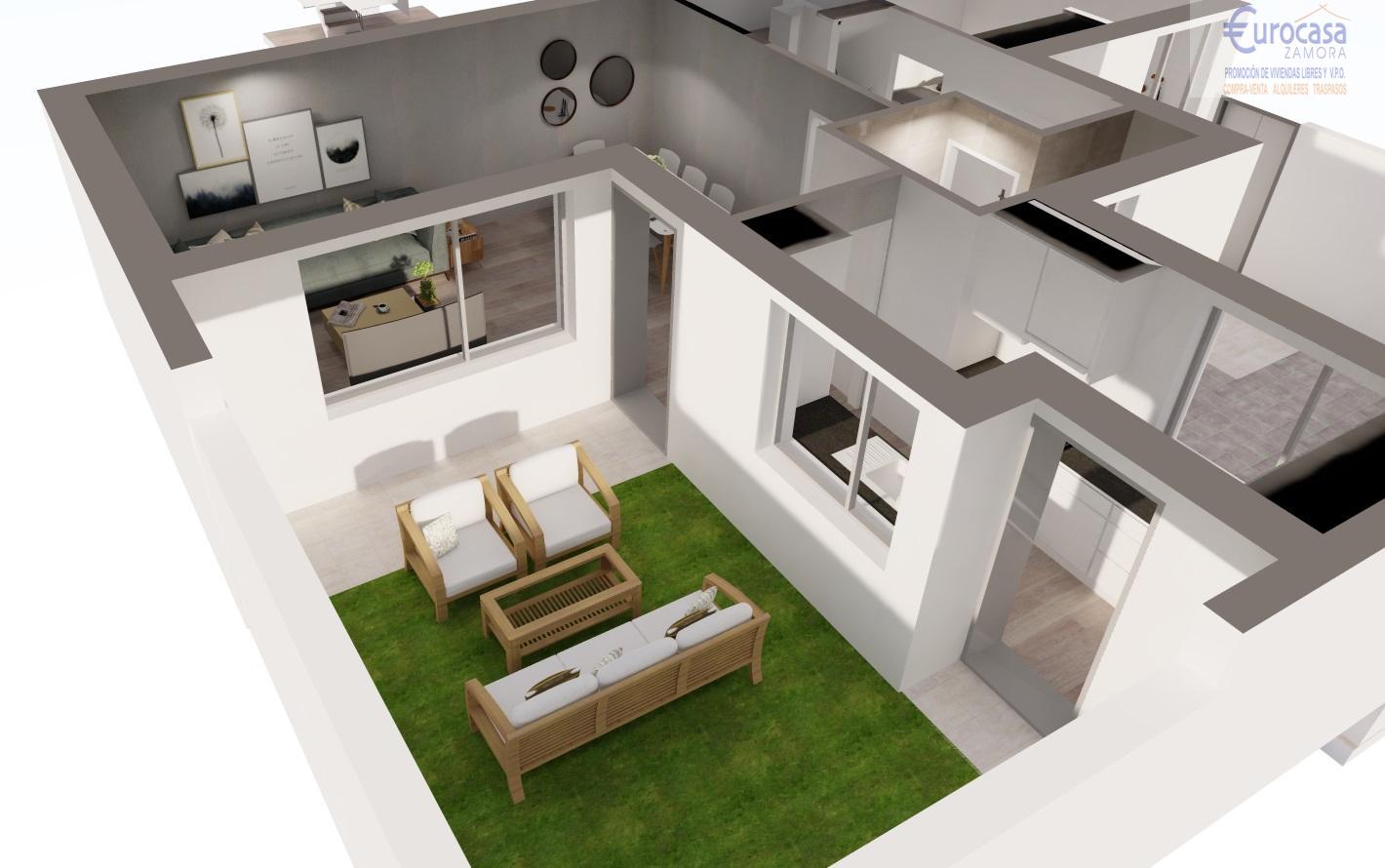 For sale of new build in Zamora