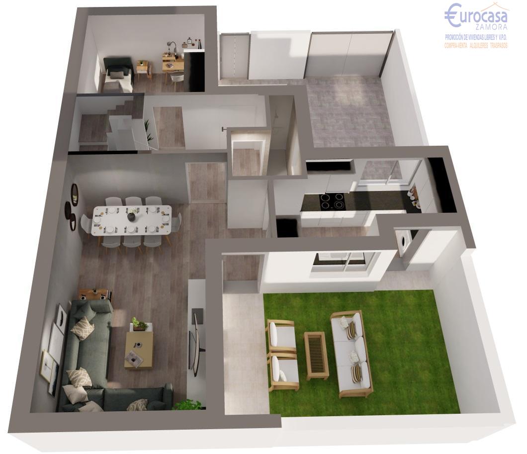 For sale of new build in Zamora