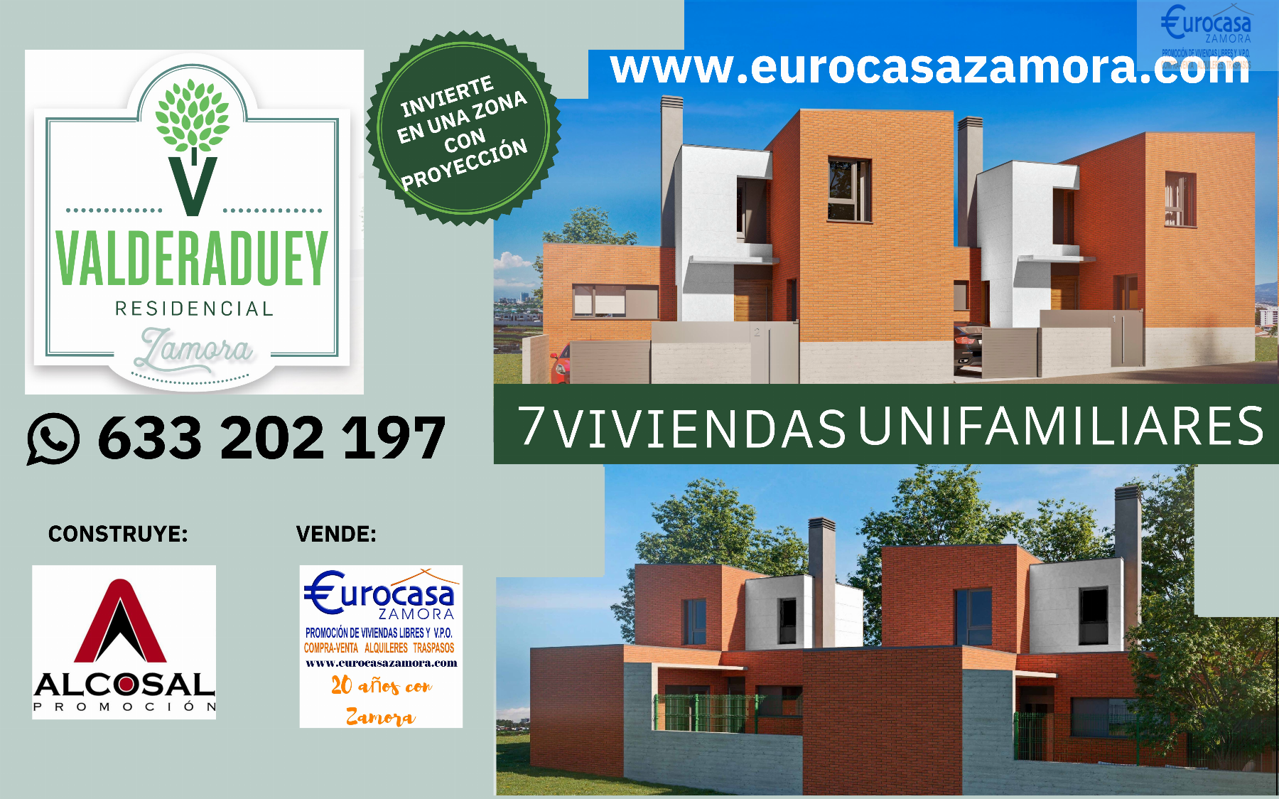 For sale of new build in Zamora