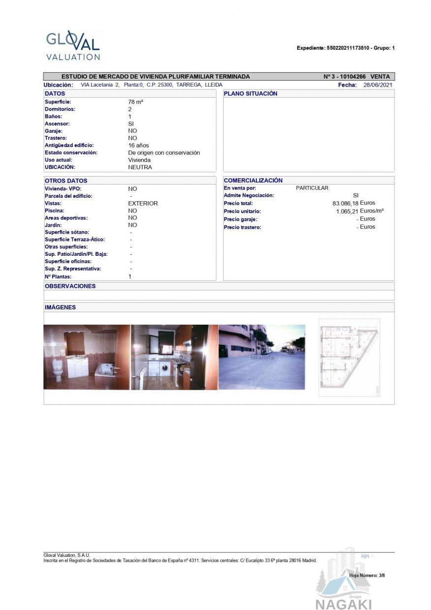 Venta de piso en Tàrrega