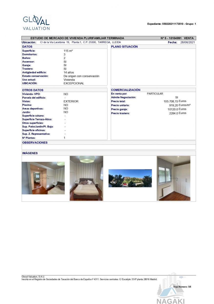 Venta de piso en Tàrrega