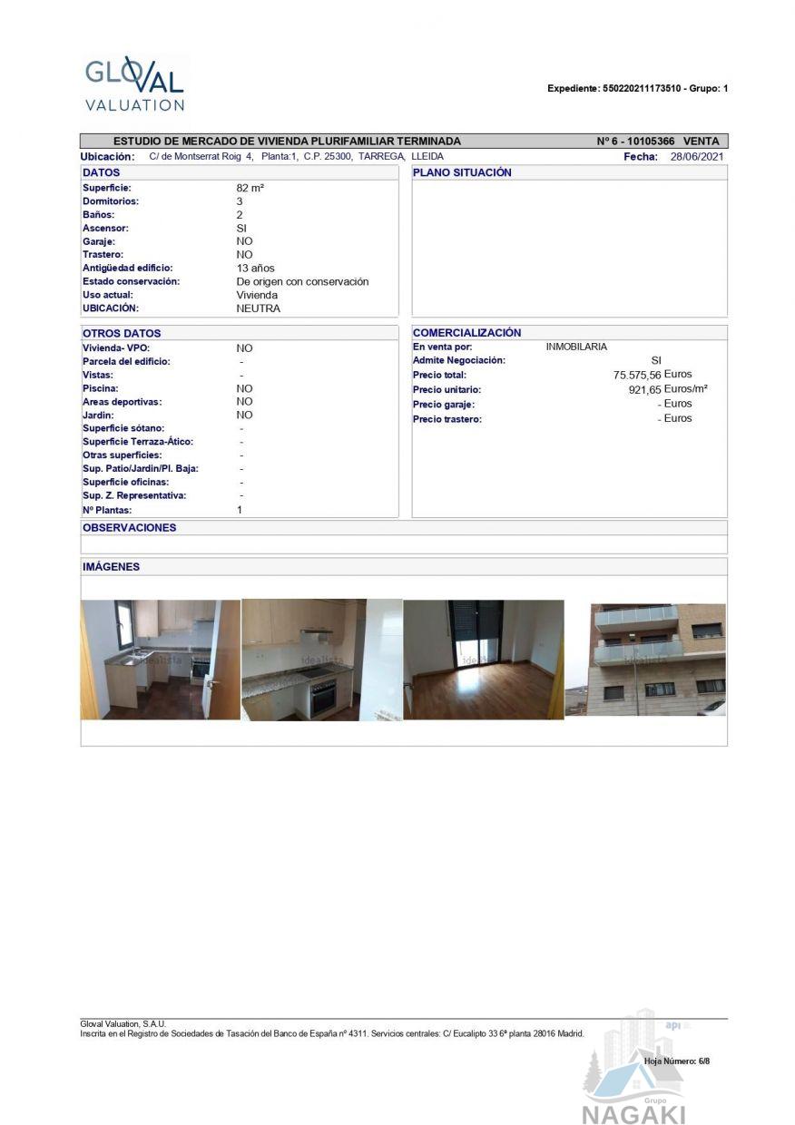 Venta de piso en Tàrrega