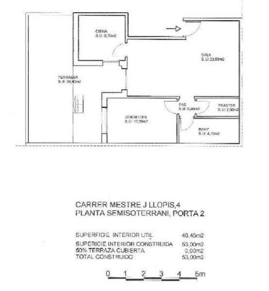 For sale of flat in Gelida